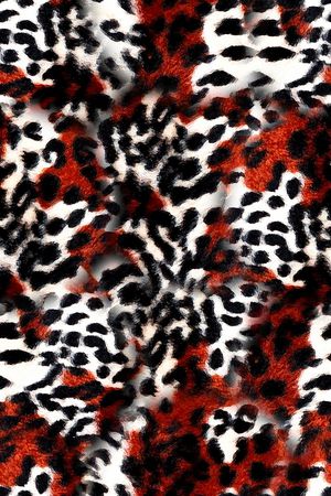 动物纹印花华亿平台图片