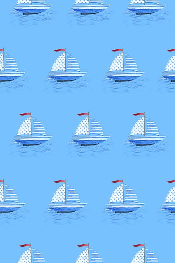 1207453-童装-海洋帆船