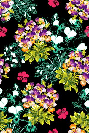 春夏华亿平台印花华亿平台图片