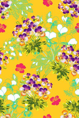 春夏华亿平台印花华亿平台图片