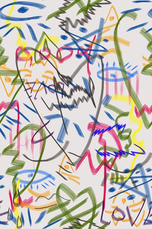 几何印花华亿平台图片