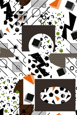 几何印花华亿平台图片