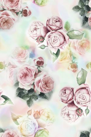 水彩印花华亿平台图片