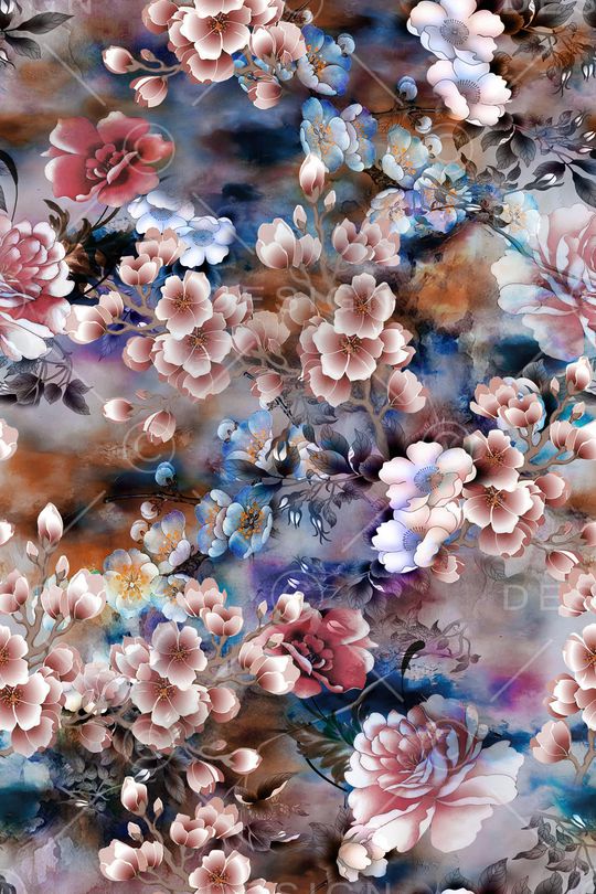 梅花印花华亿平台图片