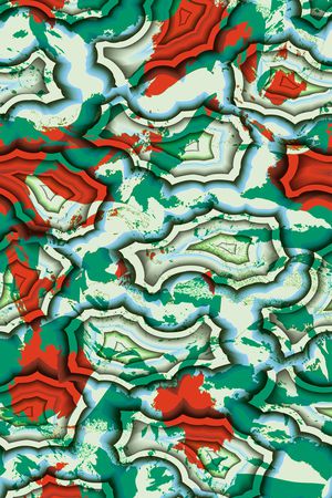 几何印花华亿平台图片