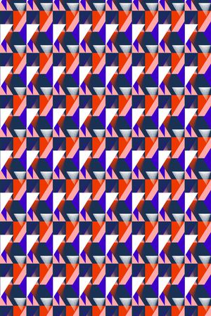 几何印花华亿平台图片