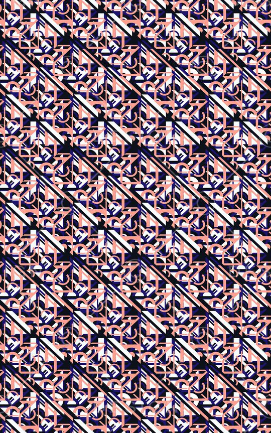 几何印花华亿平台图片