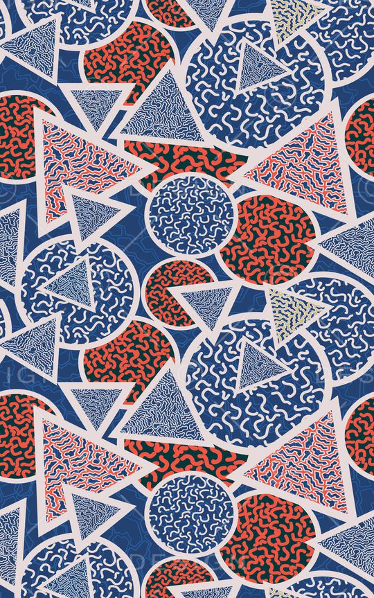 几何印花华亿平台图片