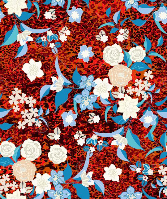 抽象印花华亿平台图片