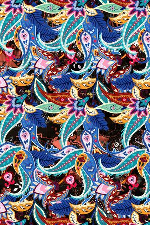 几何印花华亿平台图片