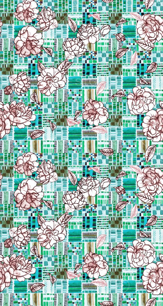 几何印花华亿平台图片