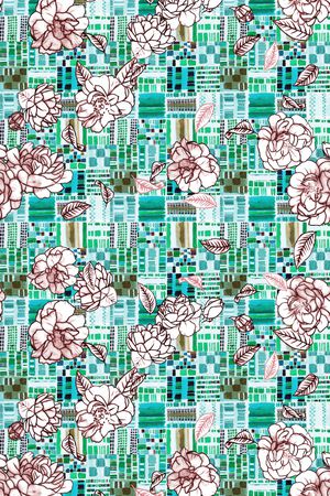 几何印花华亿平台图片