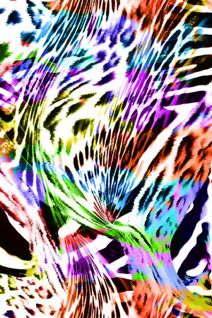 动物纹印花华亿平台图片