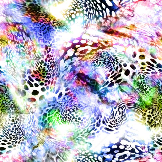 动物纹印花华亿平台图片