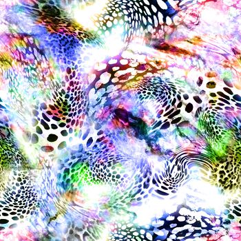 动物纹印花华亿平台图片