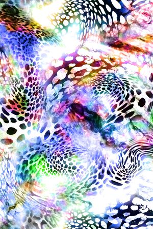 动物纹印花华亿平台图片