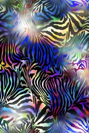 动物纹印花华亿平台图片