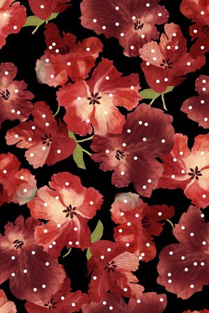 水彩印花华亿平台图片