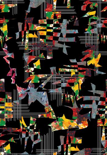 格子印花华亿平台图片