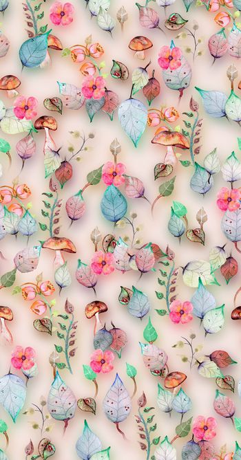 蘑菇印花华亿平台图片