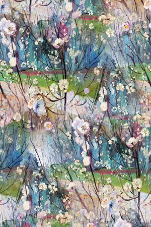 梅花印花华亿平台图片