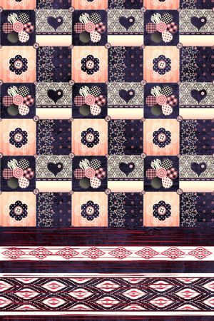 几何印花华亿平台图片