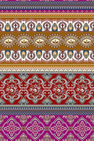 民族条纹印花华亿平台图片