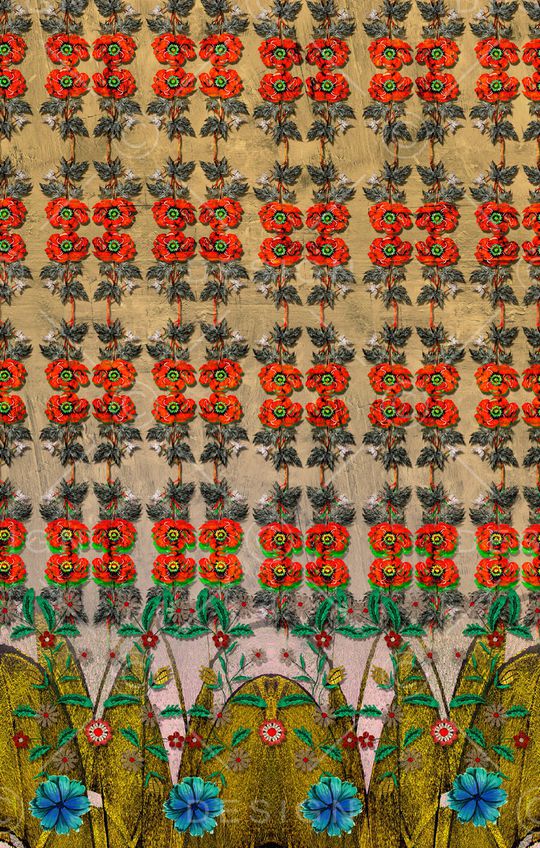 几何印花华亿平台图片