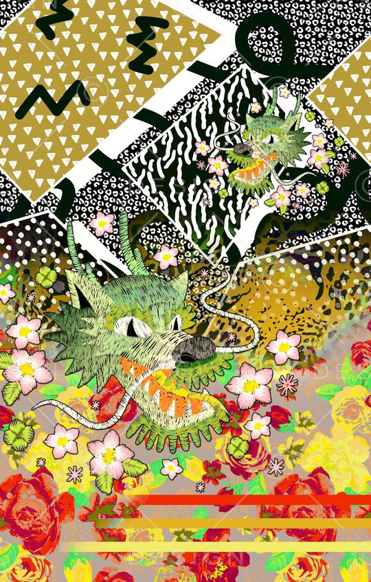 几何印花华亿平台图片