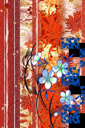 几何印花华亿平台图片