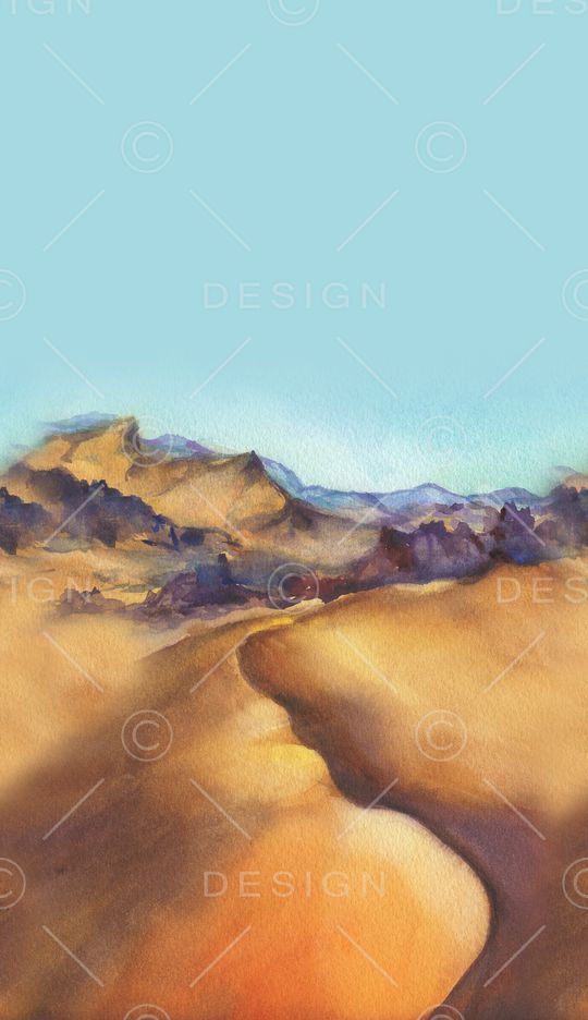 风景景观印花华亿平台图片