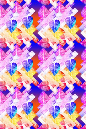 抽象印花华亿平台图片