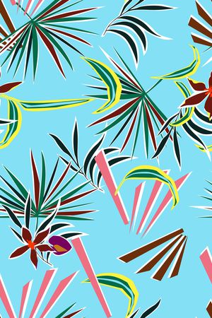 绿植树叶印花华亿平台图片