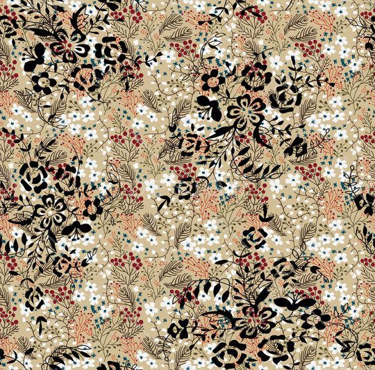 小碎花印花华亿平台图片