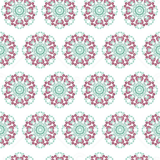 民族花卉印花华亿平台图片