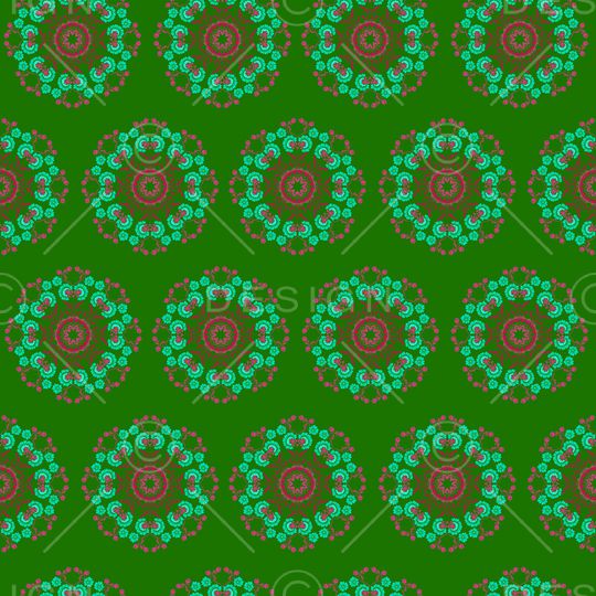 民族花卉印花华亿平台图片