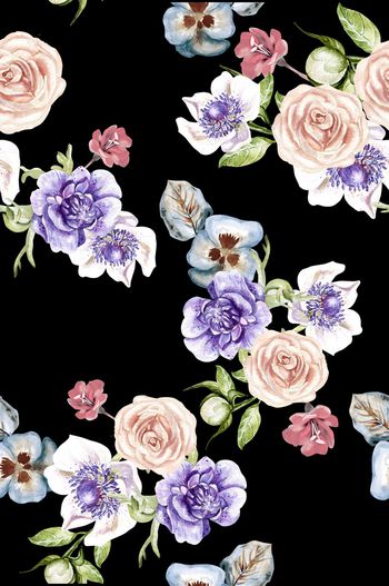 1208451-水彩花卉 19054938d