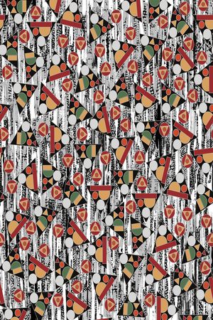 几何印花华亿平台图片