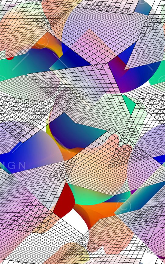 几何印花华亿平台图片