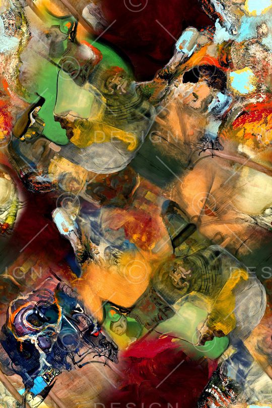 几何印花华亿平台图片