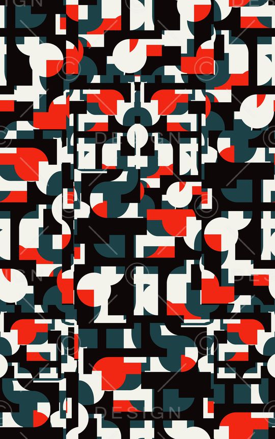 几何印花华亿平台图片