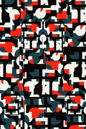 几何印花华亿平台图片