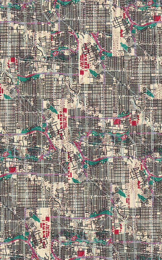 几何印花华亿平台图片