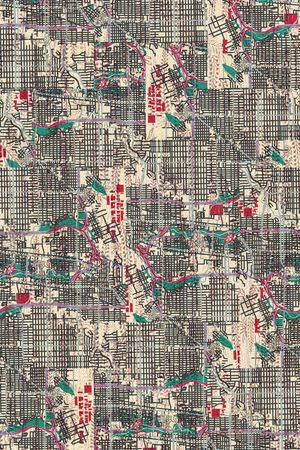 几何印花华亿平台图片