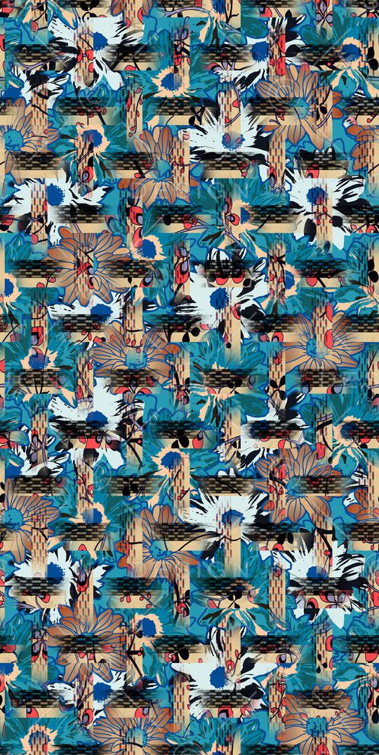 几何印花华亿平台图片