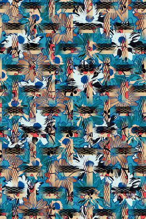 几何印花华亿平台图片