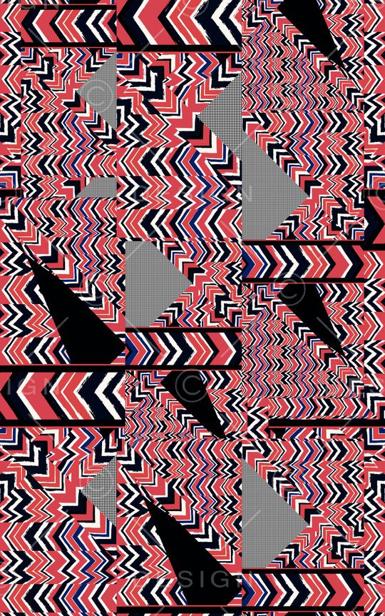 几何印花华亿平台图片