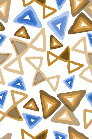 三角形印花华亿平台图片