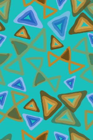 三角形印花华亿平台图片