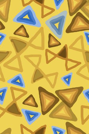 三角形印花华亿平台图片